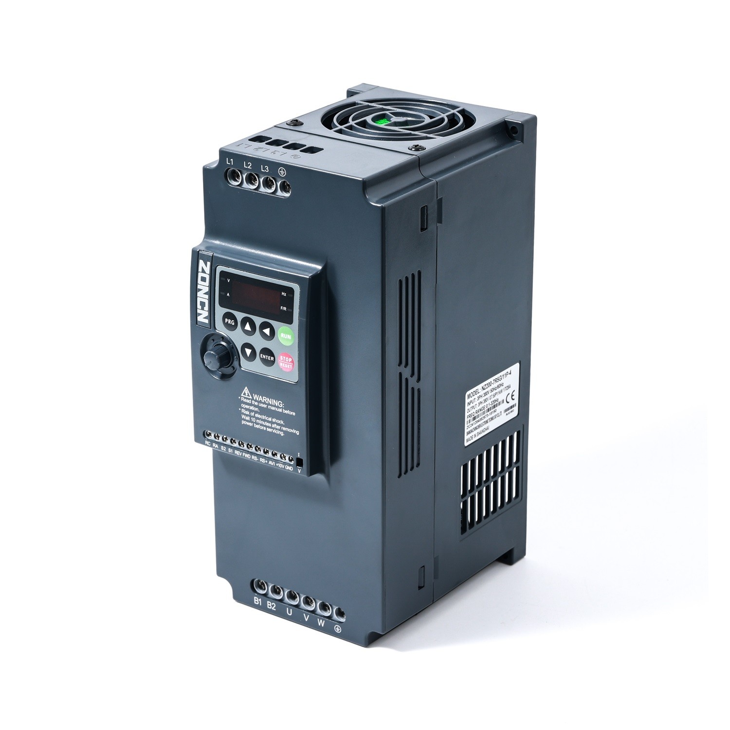 ZONCN Inverter Manufacturing 10HP/7.5kw Frequency Inverters for 380v VFD