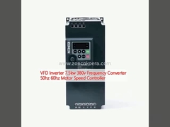 VFD 인버터 7.5kw 380v 주파수 변환기 50hz 60hz 모터 속도 조절기